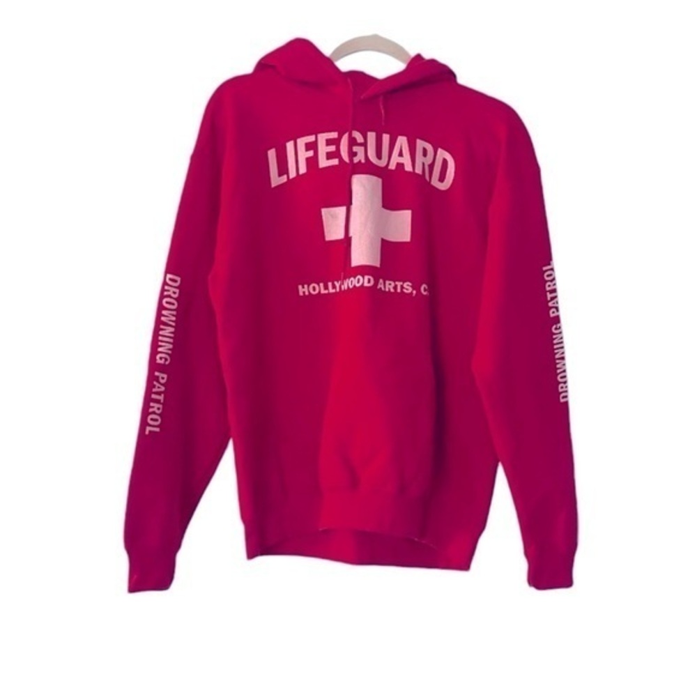 Drowning Patrol Red Lifeguard Hoodie